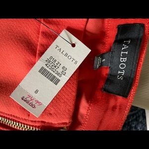 Talbots size 8 Skirt. New w Tags